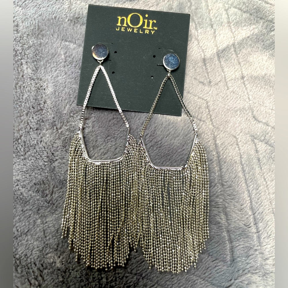 Silver earrings